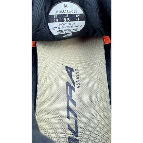 Altra VIA Olympus Running Shoes Mens Size 8.5 Orange AL0A82BW013 - Picture 13 of 14